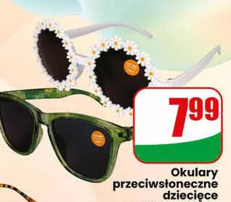 Okulary przeciwsłoneczne dziecięce promocja w Dino