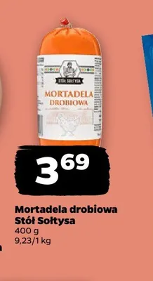 Mortadela drobiowa Stół Sołtysa promocja w Netto