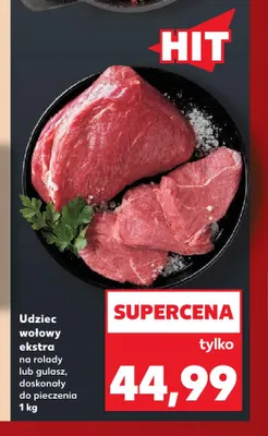 Udziec wołowy ekstra promocja w Kaufland