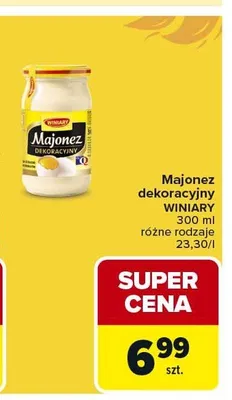 Majonez dekoracyjny Winiary promocja w Carrefour Market