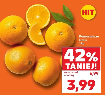 Pomarańcze promocja w Kaufland