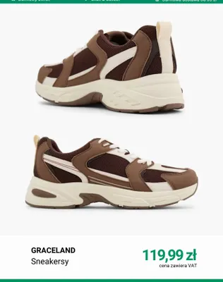 Sneakersy Graceland promocja w Deichmann