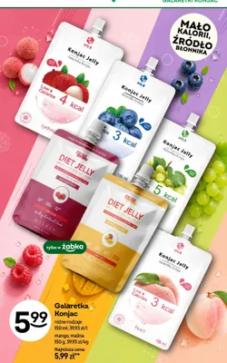 Galaretka Konjac jelly. B o smaku brzoskwiniowym promocja w Żabka