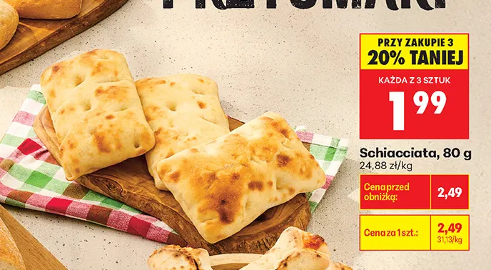 Schiacciata promocja w Biedronka