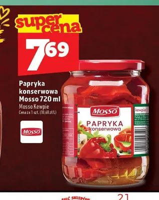 Papryka konserwowa Mosso promocja w TOPAZ