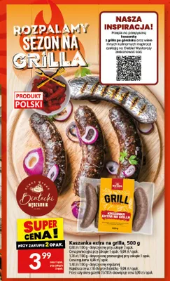 Kaszanka extra na grilla Białecki Wędzarnia promocja w Twój Market