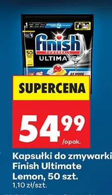 Kapsułki do zmywarki Ultimate Lemon, 50 szt. promocja w Biedronka