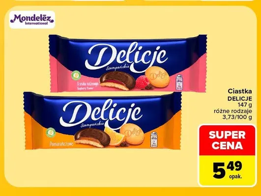 Ciastka Delicje promocja w Carrefour