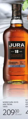Whisky Jura 18 YO 44% promocja w Selgros