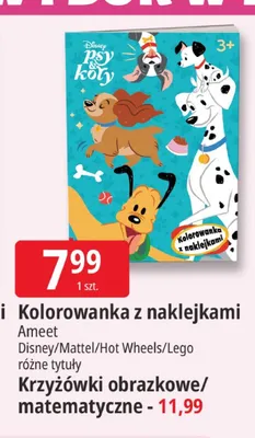 Kolorowanka z naklejkami Ameet promocja w Leclerc
