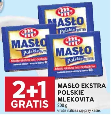 Masło ekstra polskie promocja w Stokrotka
