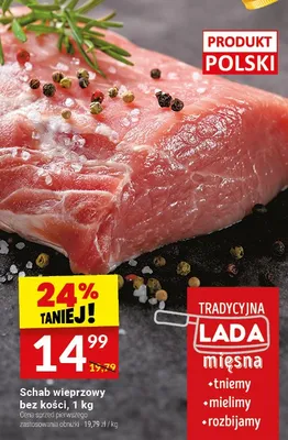 Schab wieprzowy bez kości promocja w Twój Market