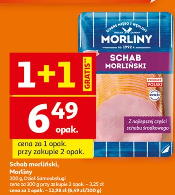 Schab morliński Morliny promocja w Auchan