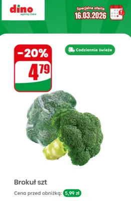 Brokuł szt. promocja w Dino