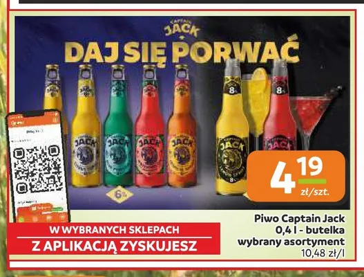 Piwo Captain Jack promocja w Gama