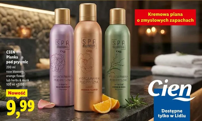 Pianka pod prysznic rose blossom promocja w Lidl