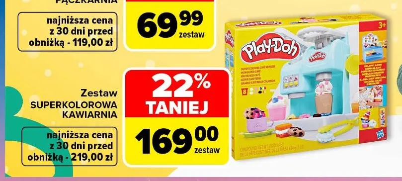 Zestaw Superkolorowa kawiarnia Play-Doh promocja w Carrefour