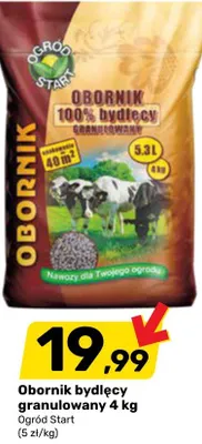 Obornik bydlęcy granulowany promocja w Bricomarche