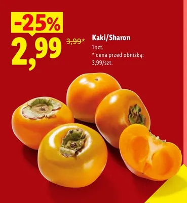Kaki Sharon promocja w Lidl