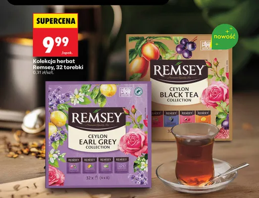 Herbata Ceylon Earl Grey Collection promocja w Biedronka