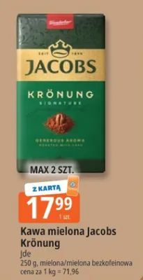 Kawa mielona Jacobs Krönung Jde promocja w Leclerc