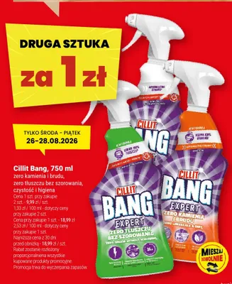 Płyn do czyszczenia Cillit Bang czystość i higiena promocja w Twój Market