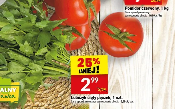 Lubczyk cięty pęczek promocja w Twój Market