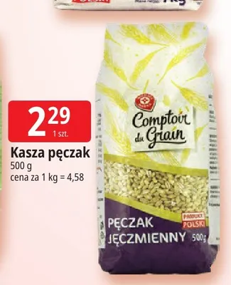 Kasza pęczak Comptoir du Grain promocja w Leclerc