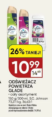 Odświeżacz powietrza sky&sea salt Glade by brise promocja w Chata Polska