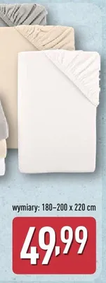 Prześcieradło Jersey promocja w Aldi