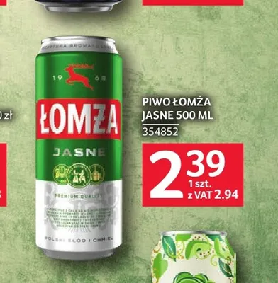 Piwo Łomża promocja w Selgros
