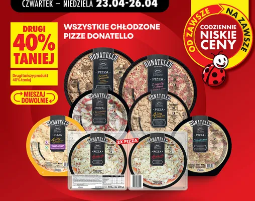 Pizza Donatello kurczak i pieczarki promocja w Biedronka