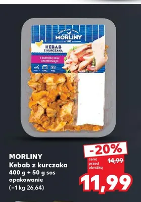Kebab z kurczaka Morliny promocja w Kaufland