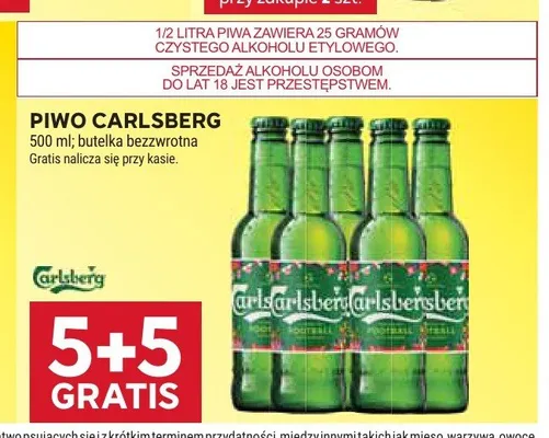 Piwo Carlsberg promocja w Stokrotka
