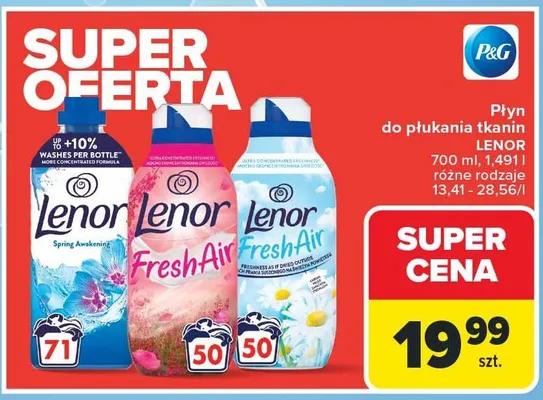 Płyn do płukania tkanin Spring Awakening, Fresh Air różne rodzaje promocja w Carrefour Market
