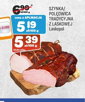 Szynka tradycyjna z Laskowej Laskopol promocja w Społem Praga