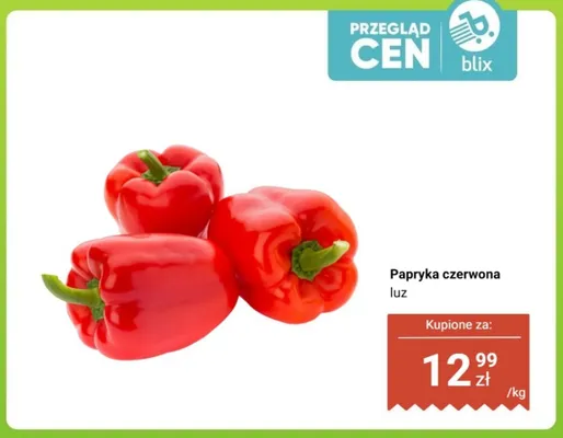 Papryka czerwona luz promocja w Dino