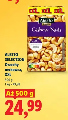 Orzechy nerkowca, XXL promocja w Lidl
