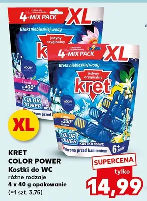 Kostki do WC Color Power różne rodzaje promocja w Kaufland