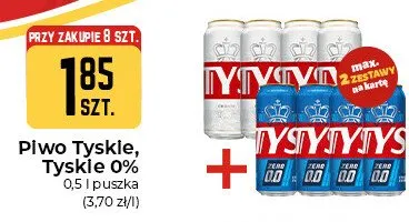 Piwo bezalkoholowe Tyskie 0% promocja w Społem Częstochowa