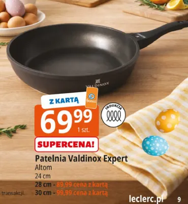 Patelnia Valdinox Expert 24 cm promocja w Leclerc