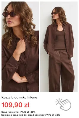 Koszula damska lniana promocja w Medicine