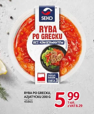 Ryba po grecku Seko promocja w Selgros