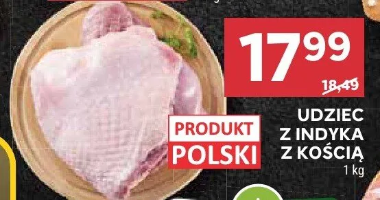 Udziec z indyka z kością promocja w Stokrotka