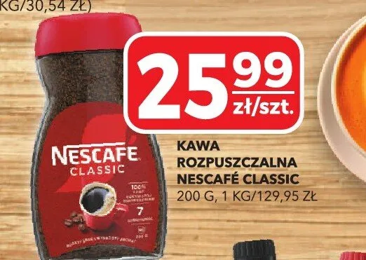 Kawa rozpuszczalna Nescafé Classic promocja w Top Market