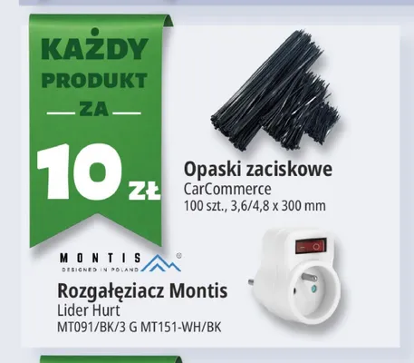 Opaski zaciskowe CarCommerce promocja w Leclerc