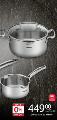 Komplet garnków Tefal Duetto 10 części promocja w Selgros