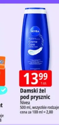 Damski żel pod prysznic Nivea promocja w Leclerc