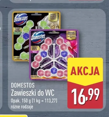 Zawieszki do WC Domestos promocja w Aldi