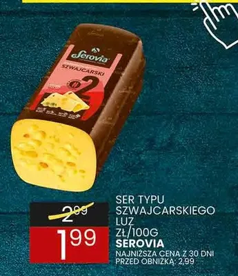 Ser typu szwajcarskiego luz Serovia promocja w Wafelek